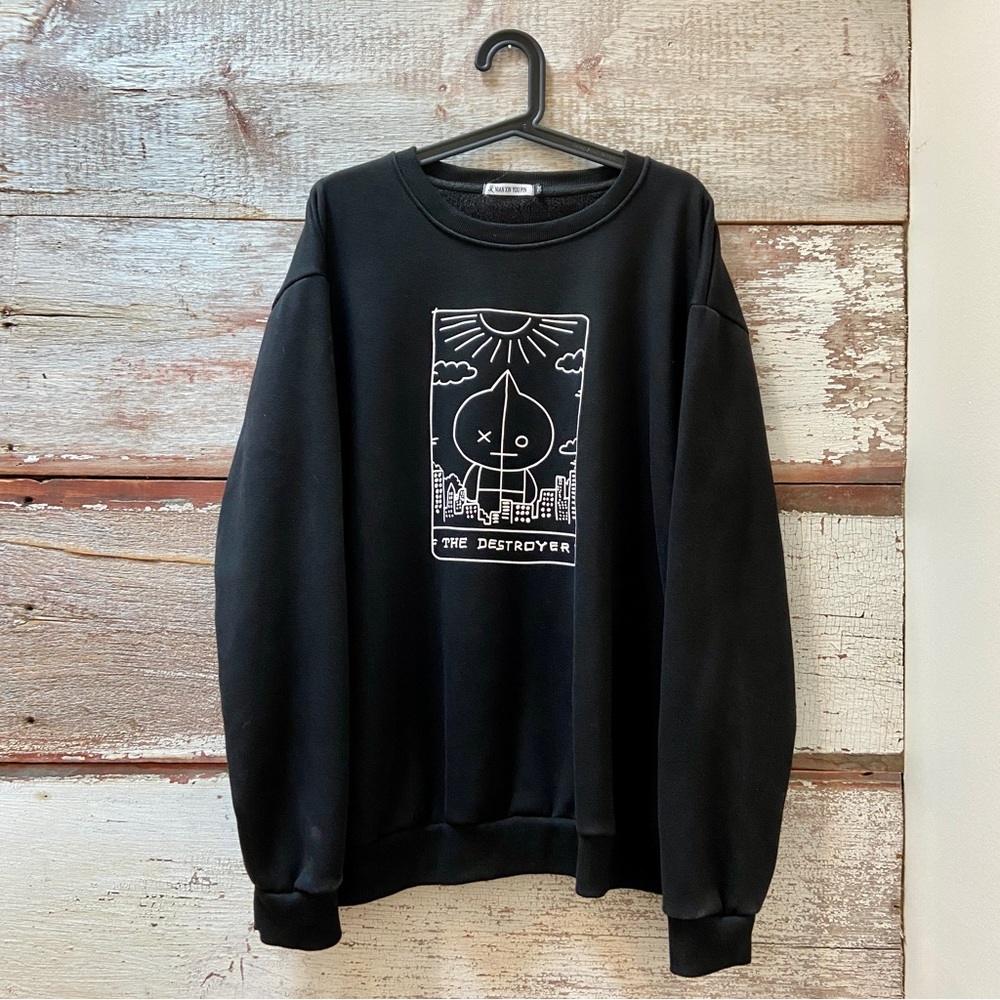 BT21 // “The Destroyer” crewneck sweatshirt